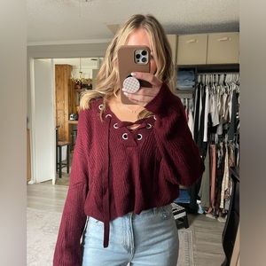 H&M red sweater